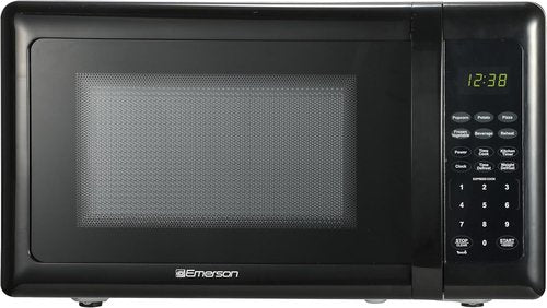Emerson MW7302B Compact Microwave Oven - 700W Touch Control with LED Display | 0.7 Cu. Ft. Black