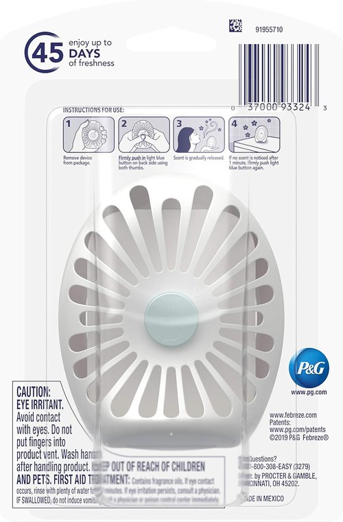 Febreze Small Spaces Air Freshener - Wild Berries Odor Eliminator | Pack of 6 for Strong Odors