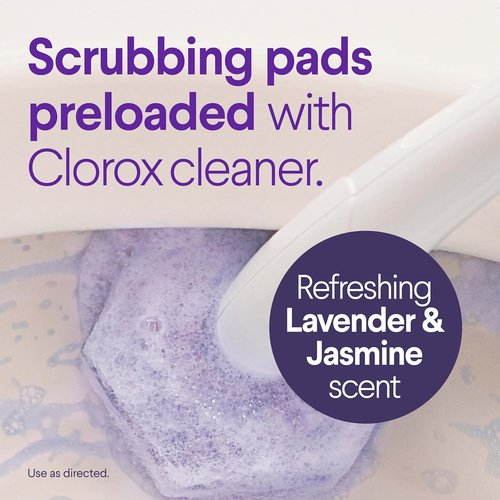 Clorox Scentiva Toilet Wand Refills - Lavender & Jasmine Scent | 20 Count Pack