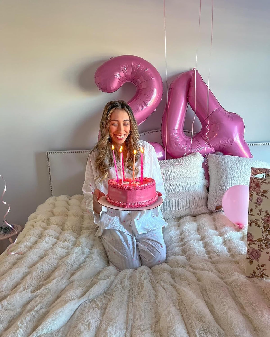 Pink Number Balloon by [Brand Name] - 40 Inch 0 Balloon for Birthday Decorations | Perfect Party Supplies for Women