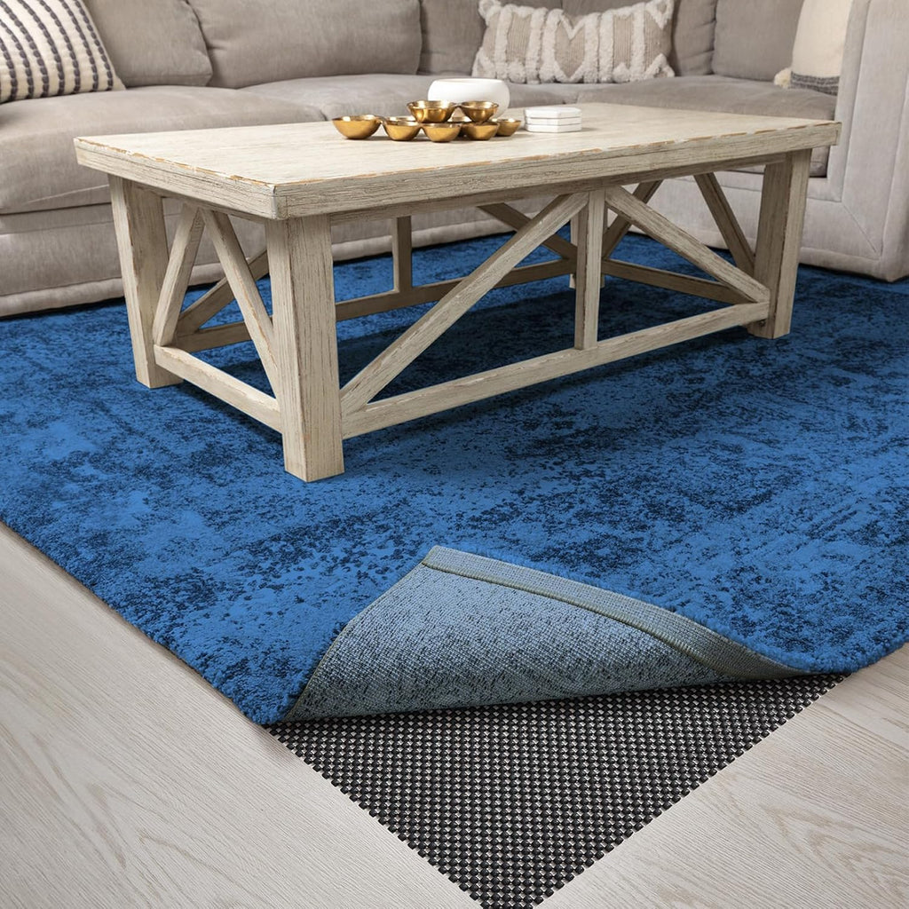 Veken Rug Pad Gripper - Non-Slip 8x10 Ft Mat for Hardwood & Tile Floors - Thick Anti-Skid Protection