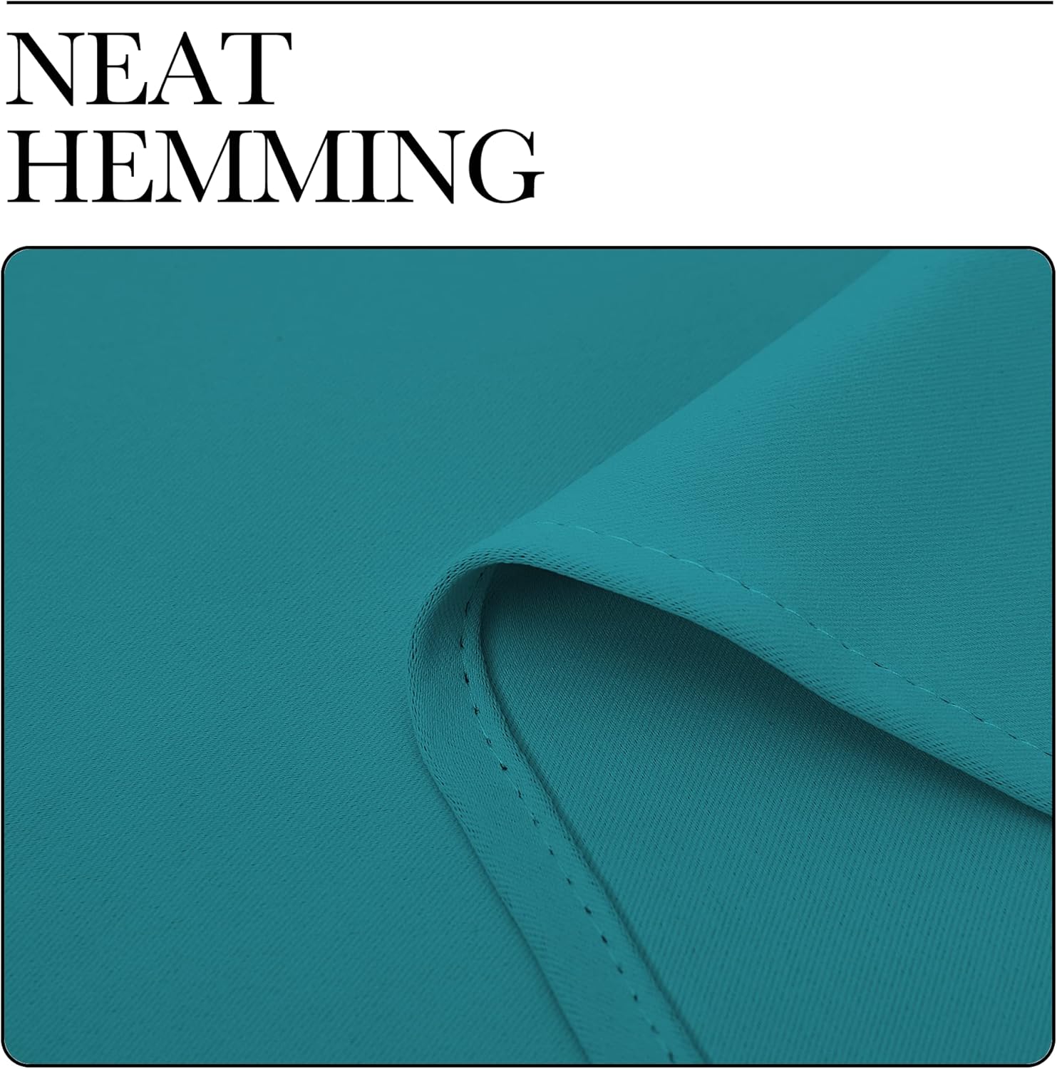 NICETOWN Room Darkening Curtains - Thermal Insulated Grommet Blackout | 78-Inch Length, Peacock Teal, 2 Panels