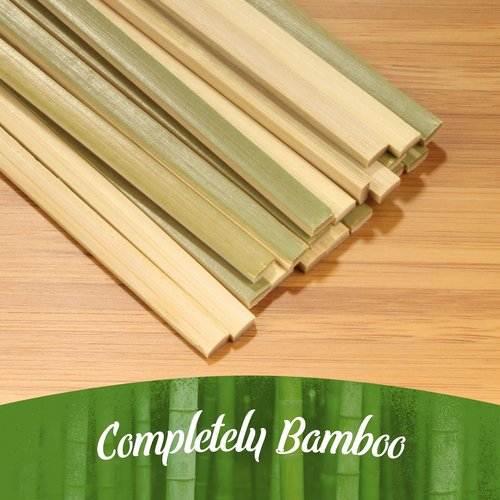 BambooMN Flat Sticks Bamboo Kebab Food Drink Skewers - 8.3" - 1,000pcs