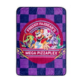 Five Nights At Freddy's Mega Pizzaplex Fleece Throw Blanket | Soft Polyester Cover for Sofa, Bed | 50 x 60 Inches