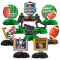 10 PCS Football Party Decorations, PureGuard Football Honeycomb Centerpieces Table Decorations Table Toppers for Football Birthday Party Favors Sports Party Decor