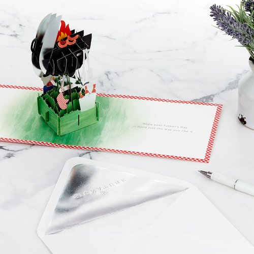 Hallmark Signature Paper Wonder Pop Up Fathers Day Card for Dad (Grill)