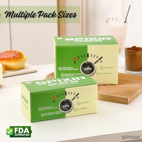 Coffee Stir Sticks, Disposable Plastic Drinking Straws, 5.5-inch Coffee Stirrers, 1000pcs Cocktail or Coffee Straws, Stirring Sticks, Black Straw