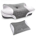 VJASD Pillowcase Cervical Neck Pillows - 1 Pack Ergonomic Case Smooth & Soft Pillowcase - Grey Pillow Cover with Zipper