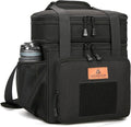 HSHRISH Tactical Lunch Box - Durable Insulated Cooler Bag for Adults | 20 Can Capacity, Black