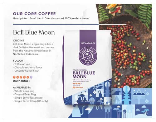 Bali Blue Moon Single Origin Coffee K-Cups (Dark Roast, 10ct)