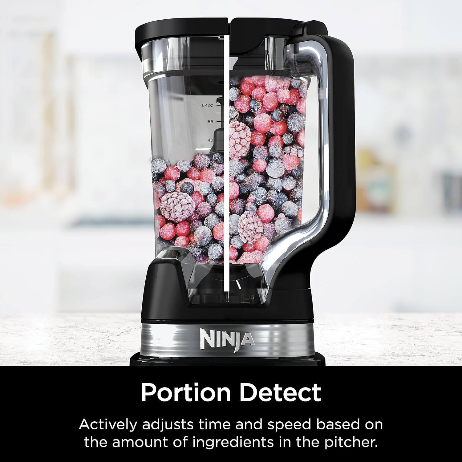 Ninja Blender - 72 oz. Full Size Pitcher for Smoothies, Shakes & Frozen Drinks | 1800 Watt | Black