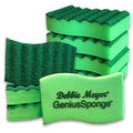 Debbie Meyer GeniusSponges-8 Scrubber Sponges with Built-in Odor Blocking Properties | Non-Scratch Multi-Surface Cleaning for Kitchens, Bathrooms, Essential for Dishes & Messes, Made in The USA