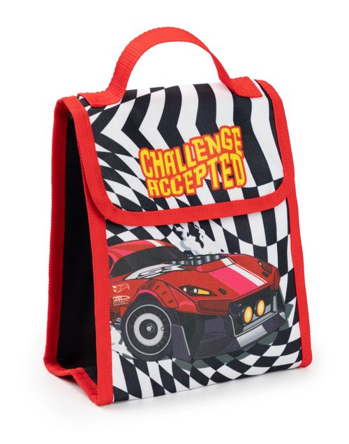 Hot Wheels Boys Backpack Set 4 Piece Black