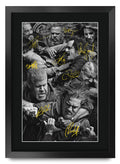 HWC Trading Sons Of Anarchy TV Series Poster The Cast Signed 16 x 12 inch Framed Gift Printed Autograph Film Print Photo Picture Display - 16" x 12" Framed
