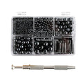 Kasvan Black Mix Sugar Sprinkles - Edible Candy Pearls with 4-Claw Sprinkle Pen | 118g Gift Box for Baking & Decorating