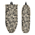 ALAZA Plastic Bag Holder Grocery Bags Organizer Dispenser Storage Gothic Skull Skeleton for Kitchen Wall Mount