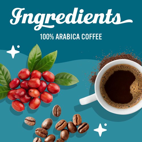Caribou Coffee, Dark Roast Ground Coffee, 100% Arabica Coffee - Mahogany Blend 72 Ounces (6 Bags of 12 Ounces)