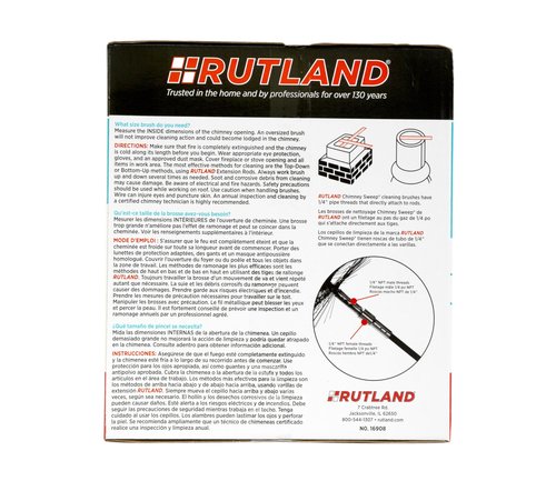 Rutland Products 16908 8-Inch Poly Chimney Cleaning Brush