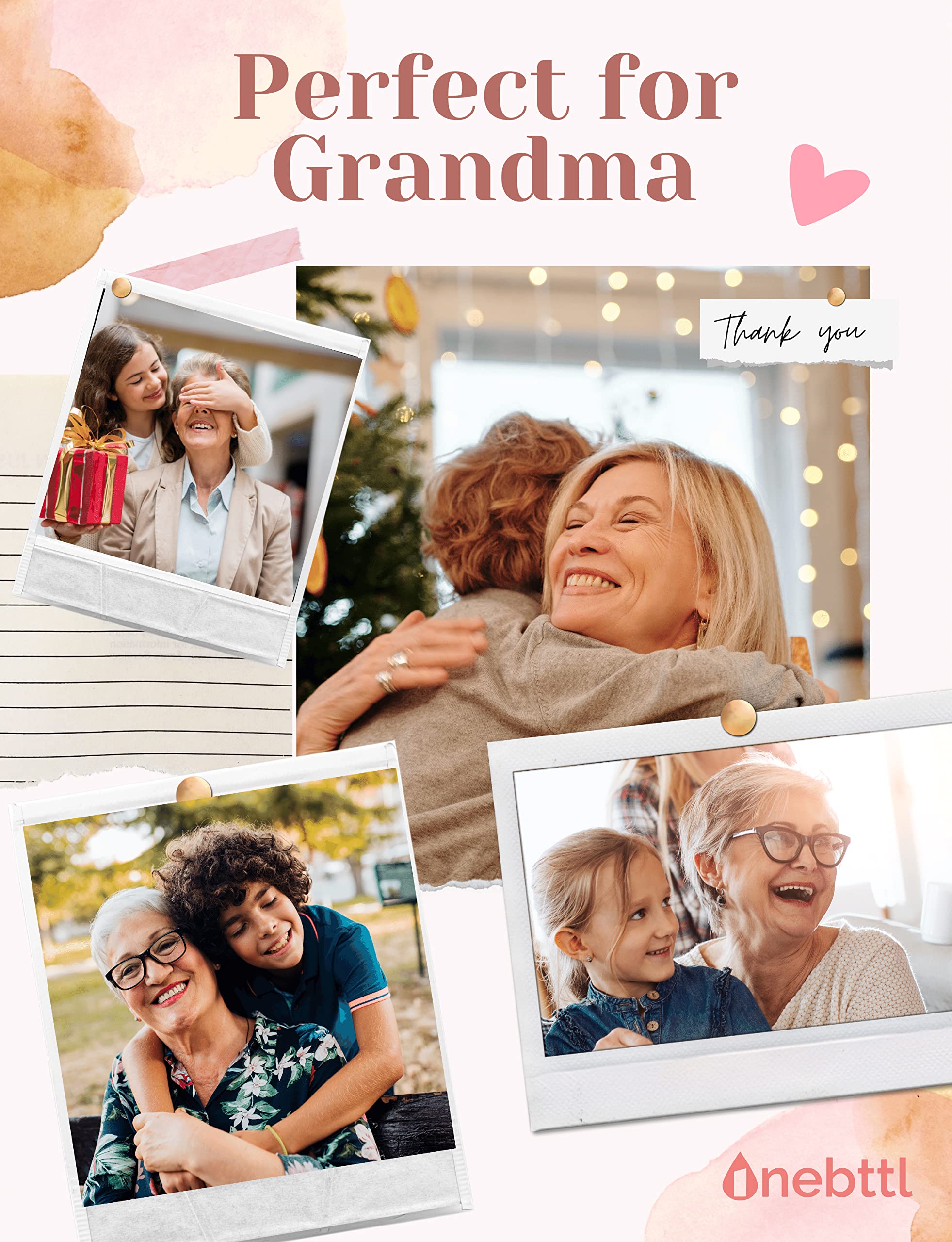 Mawmaw Gifts for Grandma, Insulated Stainless Steel Wine Tumbler with Lid, For Nana, Gigi, Granny, Grammy, Birthday, Mother’s Day, Christmas gifts, Rose Gold, (20 oz) Call me Mawmaw