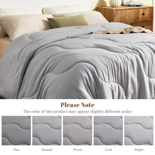 Queen Size Comforters Duvet Insert,Soft Down Alternative with Corner Tabs,Quilted Comforters for All Seasons,Machine Washable, Queen 88 x 88 Inches