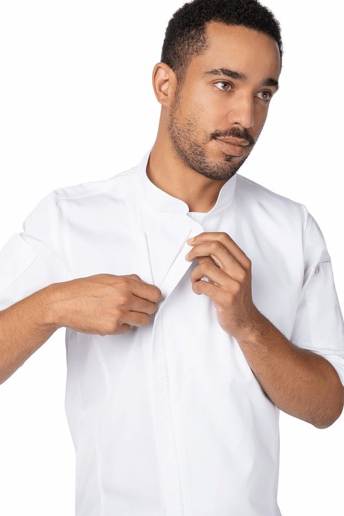 Chef Works Unisex Sustainable Hartford Chef Coat, White, Large