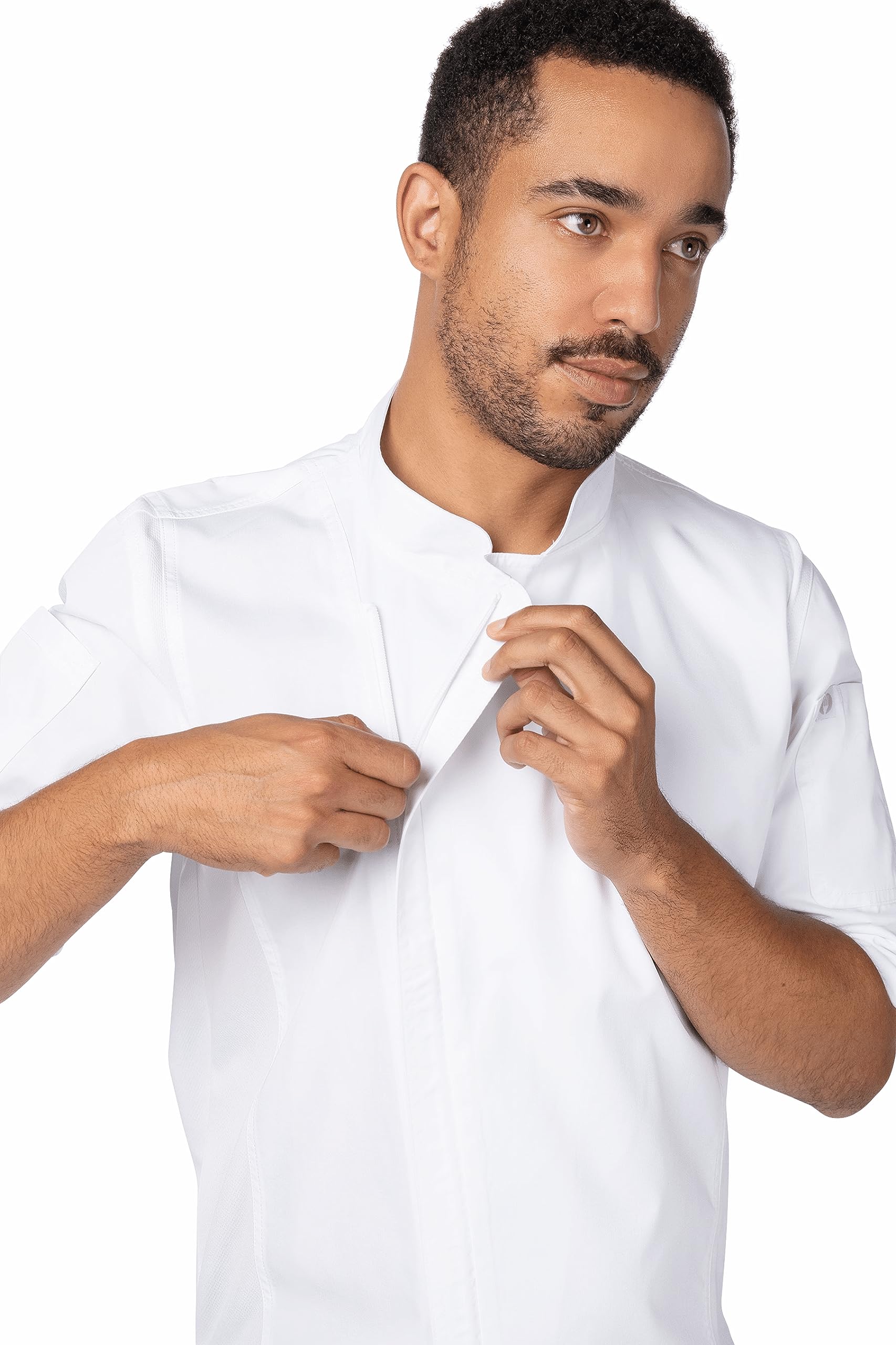 Chef Works Unisex Sustainable Hartford Chef Coat, White, Medium