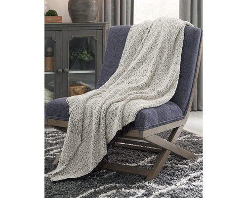 Signature Design by Ashley Leonita Coastal Throw, Black &White