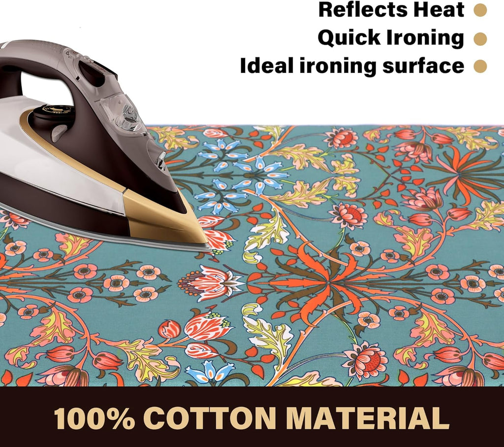 Caius Ironing Board Cover - Easy Installation, Stain Resistant, Fits Standard 15x54 Size