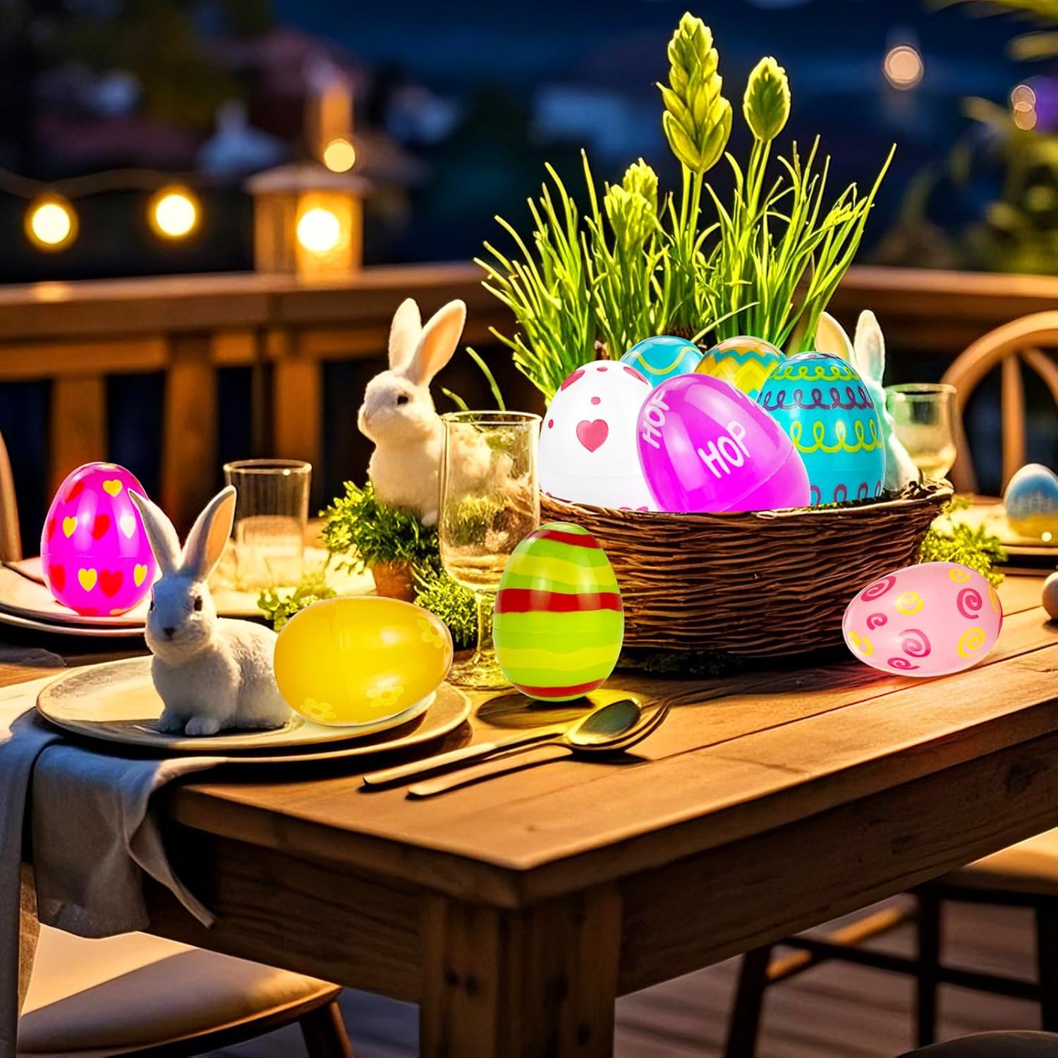 Skiennix 7Ft Fairy Lights - 24 Pack Battery Operated 20 LED String Lights for Spring Decor