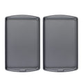 GoodCook Everday Nonstick Carbon Steel 17 x 11-Inch Baking Sheet Set, 2 Pack – Medium Sized Cooking Pans, Bakeware Set, Cookie Sheets for Baking, Oven Pan Set