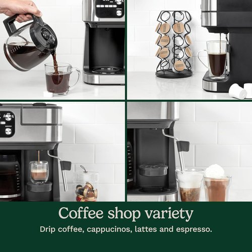 Cuisinart Coffee Center - 4-in-1 Coffee Maker with Single-Serve Pod Compatibility | Black, SS-4N1NAS