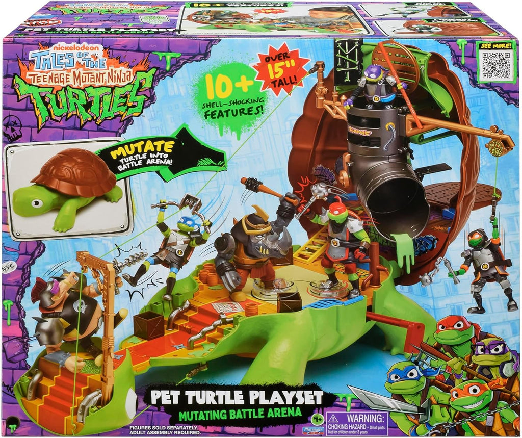 Playmates Toys Teenage Mutant Ninja Turtles Pet Turtle Playset - Fun Interactive Adventure