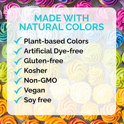 Color Kitchen | Food Coloring 3-Pack - Plant-Based, Gluten-Free, Vegan Colors for Healthy Baking
