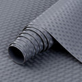 HooTown Shelf Liner Kitchen Cabinet Drawer Mats 23.6 Inch Wide x 393.7 Inch Long, Non Stick EVA Plastic Trimmable Pantry Closet, Cupboard, Drawer Mat, Gray