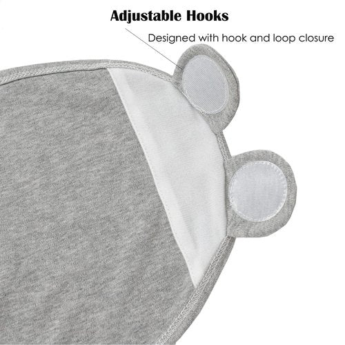 Baby Swaddle 3-Pack – Ultra Soft & Breathable 100% Cotton Newborn Swaddle Blanket, 0–6 Months Baby Sleep Sack, Ergonomic Stretch Fabric for Better Sleep
