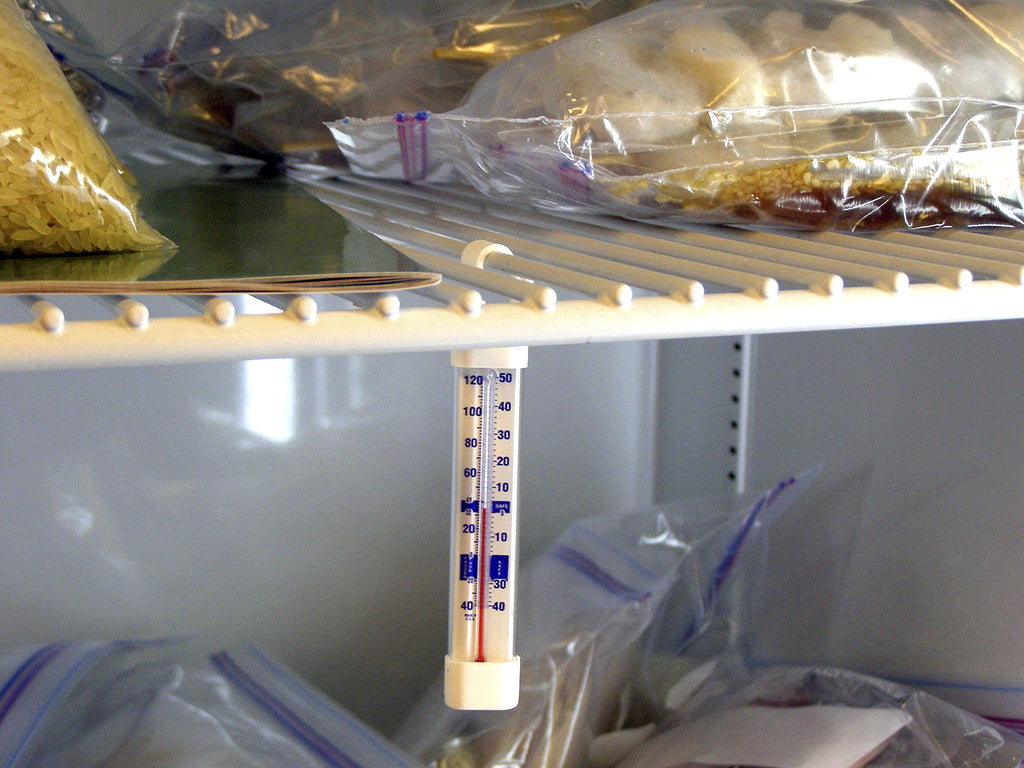 Cooper-Atkins 330-0-1 Refrigerator/Freezer Vertical Analog Glass Tube Thermometer