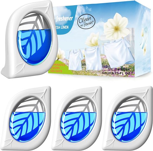 Air Freshener - Odor Eliminator for Home | 4 Pack, Fresh Scent, Lasts Up to 120 Days