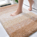 OLANLY Bathroom Rugs - Extra Soft Microfiber Mat 36x24 | Quick Dry, Rubber Backing, Beige
