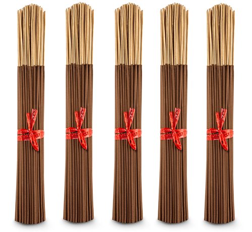 500 Unscented Incense Sticks 11" Bulk - 100% Natural Joss and Bamboo Punk Blanks - Great for DIY Aromatherapy Incense Making.