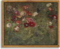 InSimSea Framed Wall Art - Rustic Floral Scenic Oil Painting Canvas Print | 8x10in/20x25cm