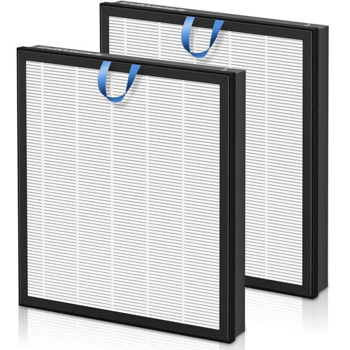 Vital 100S Replacement Filter for LEVOIT Vital 100S and Vital 100S-P Air Purifier, HEPA and High-Efficiency Activated Carbon Filter, Vital 100S-RF, 2 Pack, White