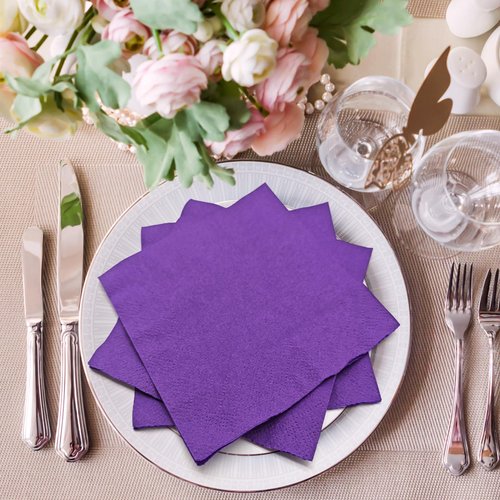 WXLDGHQ 300 Count Pink Beverage Napkins, 2-Ply Cocktail Napkins, Disposable Party Napkins for Dinner Wedding Birthday