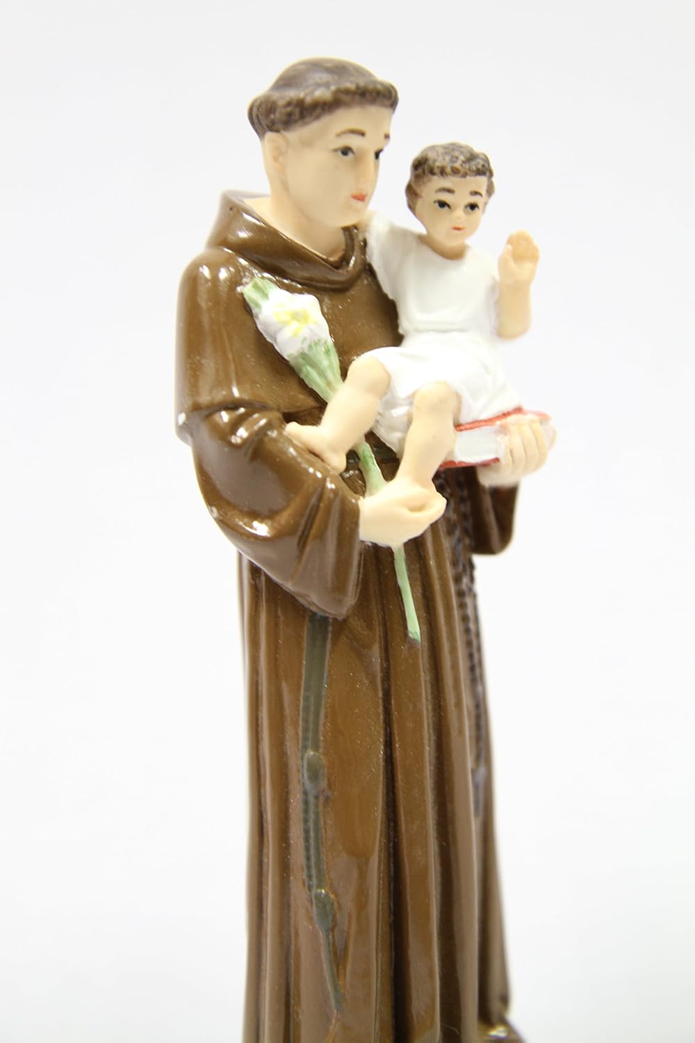Vittoria Collection | 6" Saint Anthony of Padua Statue - Made in Italy, Doctor of the Church