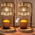 JOYARR Touch Control Candle Warmer Lamp Set of 2, Height Adjustable Electric Wax Melt Dimmable for Jar Candles with 2 Bulbs Timer, Gifts for Mom Christmas House Warming Living Room Bedroom Home Decor