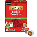 Twinings Decaffeinated English Breakfast Black Tea K-Cup Pods - Smooth & Flavorful, 24 Count