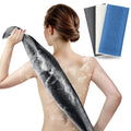 ARCH&M Exfoliating Back Washcloth & Body Scrubber, 3 Pack, 35-Inch