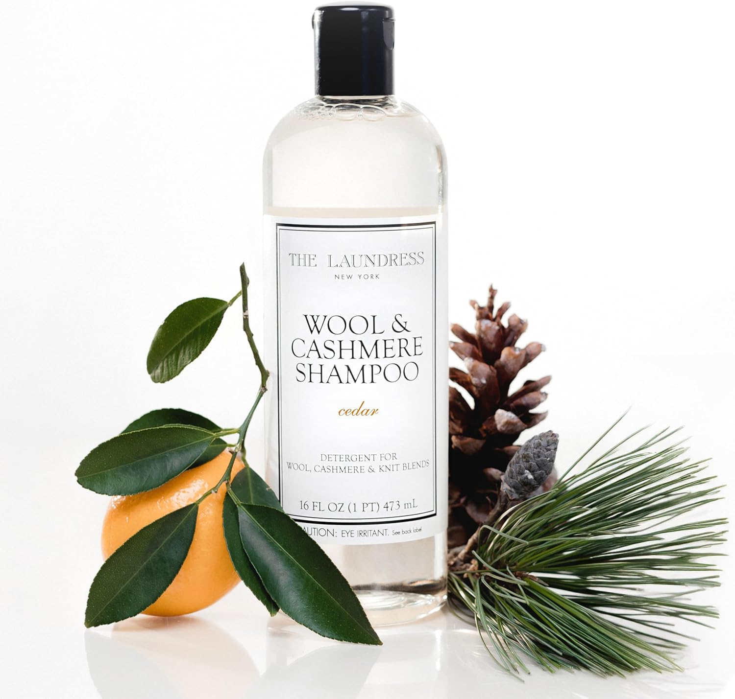 The Laundress Wool & Cashmere Shampoo - Concentrated Liquid Detergent for Delicate Fabrics | 31 Loads, Cedar Scent
