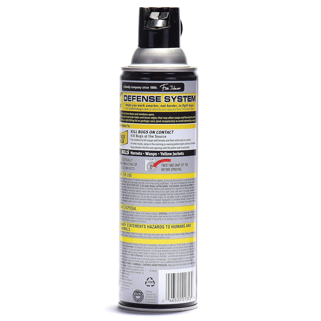 Raid Wasp Hornet Killer Spray - Effective Insect Control | 14 Ounce Pack of 4