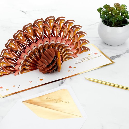 Hallmark Signature Paper Wonder Thanksgiving Pop Up Card (Turkey)