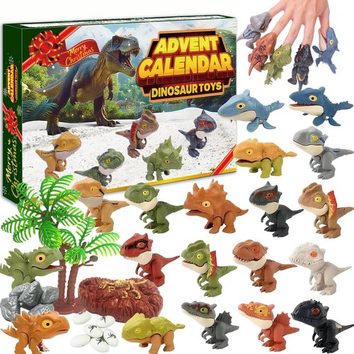Dinosaur Christmas Advent Calendar 2026 - 24 Days of Surprises | Holiday Countdown Gifts